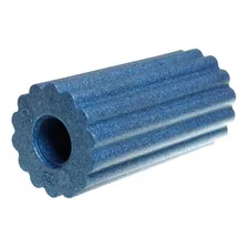 Rolo Rodillo Pilates Yoga Masaje Roller Elongar Texturado Color Azul