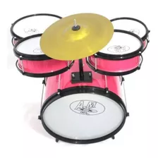 Bateria Infantil Acústica 2 Tons - Rock Baby / Am2 Cor: Rosa