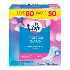 Absorventes Femininos Carrefour Tripla Proteção Di?rio Extra Suave Com Abas Com Abas 18 U