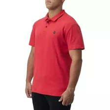 Camiseta Gola Polo Instrutor Iat Invictus Vermelha Algodão