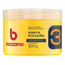 Gel Fixador Cabelo Condicionante Fator 3 Forte Bozzano 300g