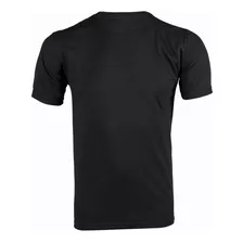 Camiseta Soldier Masculina Tática Bélica Algodão Preta Lisa