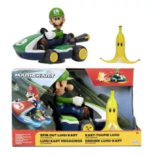 Super Mário Carrinho Luigi Kart Spin Out 3+ 3022 Candide