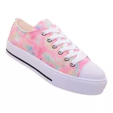 Tenis Feminino Star Conforto Tie Dye 