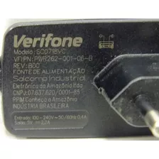 Carregador Verifone Sco718vc Vx680/vx685/690 Kit 10 Original