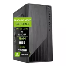 Computador Intel Core I5 10400f 8gb Ddr4 Ssd 240gb