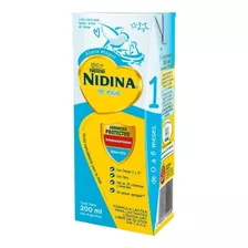 Leche Infantil Liquida Nidina 1 200ml X24un