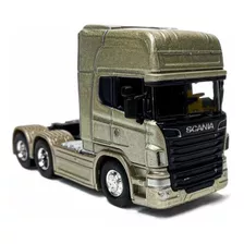 Miniatura De Ferro Caminhão Scania V8 R730 Trucado 1/64 