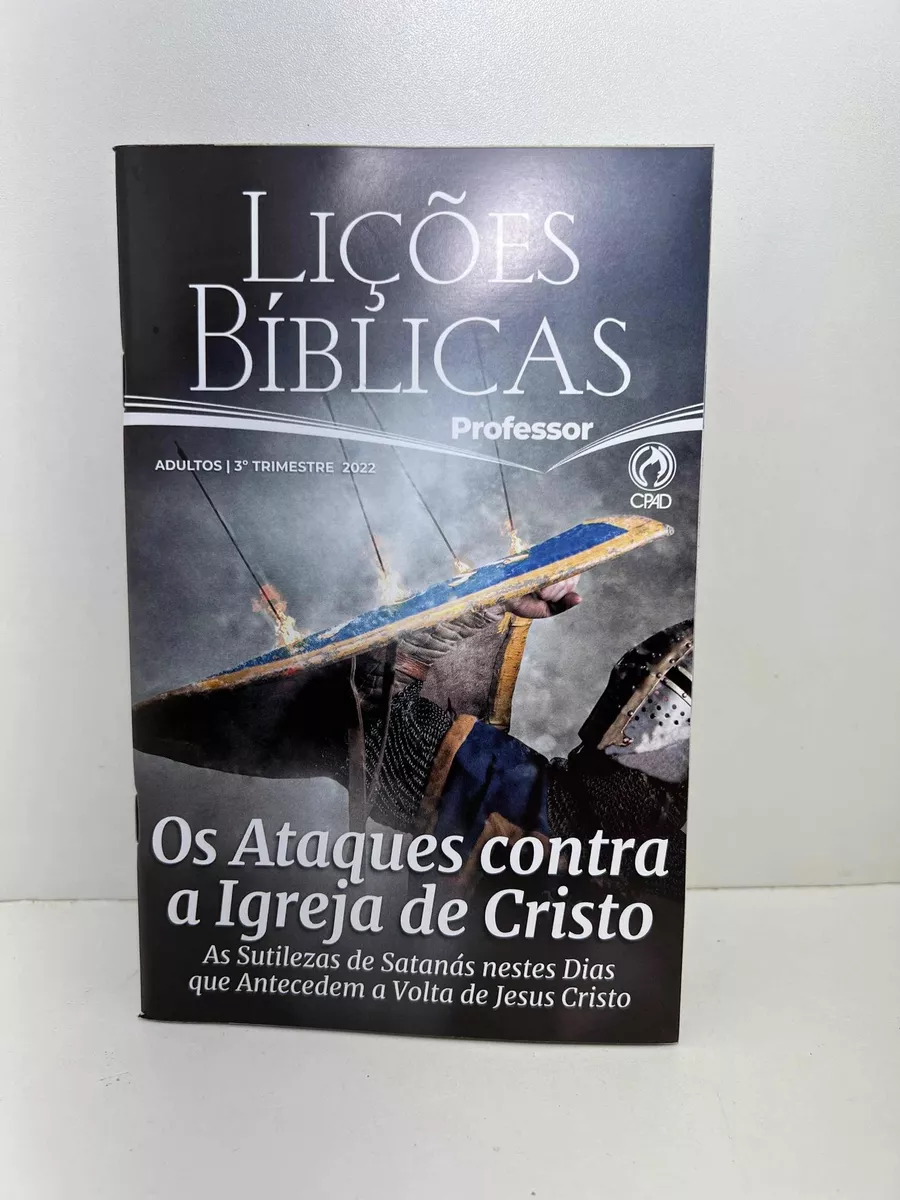 Revista Lições Bíblicas Adulto Professor Escola Dominical