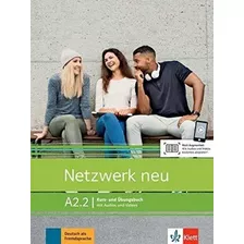 Netzwerk Neu A2.2 - Kursbuch + Ubungsbuch + Audio/video, De Dengler, Stefanie. Editorial Klett, Tapa Blanda En Alemán