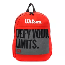 Mochila Wilson Esportiva Modelo Defy Your Limits - Vermelha