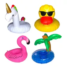 20 Inflable Salvavidas Portavaso Flamingo Flotador Alberca 