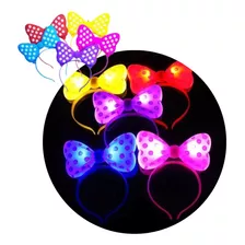 Vincha Minnie Led Luminosa X 1 Moño Mickey Cotillon Color Varios