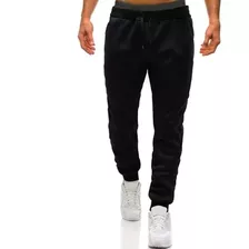 Calça Lisa Moletom Masculina Sport Academia Treino 