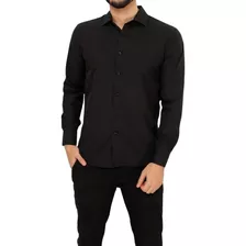 Camisa Social Masculina Acetinada - Premium