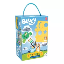 Juego Educativo, Bluey, Aprende Colores Y Formas