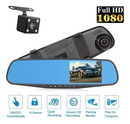 Espejo Retrovisor Doble Camara Dvr Hd Delantera Y Trasera. Foto 10