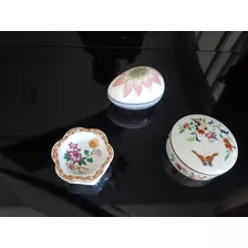 Trio De Peças De Porcelana Vista Alegre- Portugal 