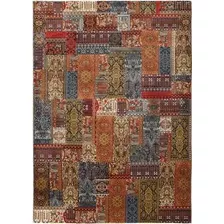 Tapete Oriental Cashmir 200x250 São Carlos Patchwork 2x2.5m