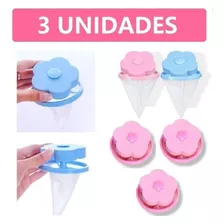 Kit 3 Coletores Tira Pelos Flutuante P/máquinas Lava Roupa