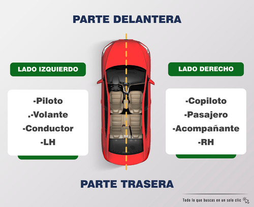 Espejo Lateral Acura Mdx Electrico C/direcc. 10 11 12 13 Foto 2