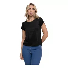 Camisa Suede Blusa Feminina Blusinha Tshirt Manga Curta Moda