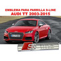 Emblema Para Cajuela Audi Tt 2008 Al 2021 Cromado