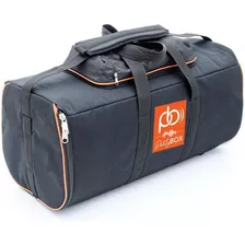 Case Bolsa Bag Som Partybox 310 Com Bolso Cabos Almofadada Cor Preto