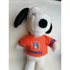 Vintage Peluche Snoopy Broncos Peanuts Applause 30 Cm. 