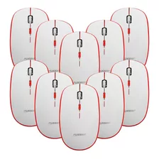 Kit 10 Mouse Inalambrico Optico Fussion Msu-1045 1600 Dpi