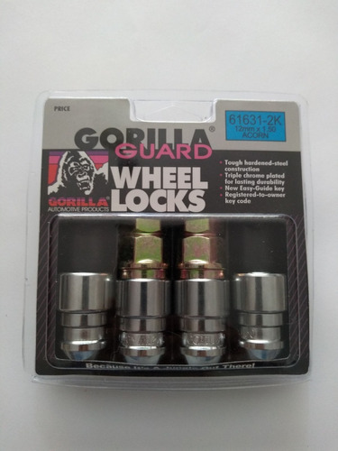 Seguros De Rin Gorilla Con 2 Llaves Para Suzuki Ignis. Foto 2