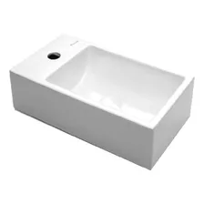 Bacha De Baño De Apoyar Piazza A146 Blanco Esmaltado 120mm De Alto