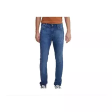 Jean Pantalon Hombre Skinny Taper Elastizado Azul Prem