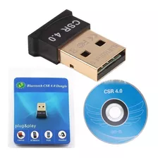 Adaptador Receptor Usb Bluetooth 4.0 Dongle Pc Notebook Ybf