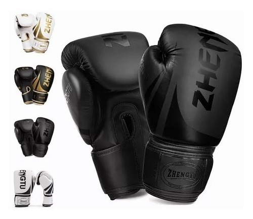 Guantes De Boxeo Profesional Boxing Alta Calidad Con Velcro