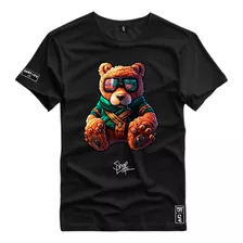 Camiseta Coleção Little Bears Urso Jaqueta Style Shap Life