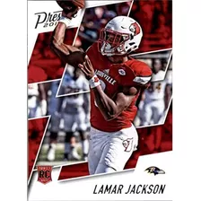 2018 Prestige Nfl 279 Lamar Jackson Baltimore Ravens Tarjeta