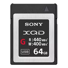 Tarjeta De Memoria Sony Professional Xqd G Series 64 Gb (qdg