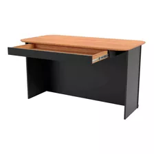 Mesa De Escritório 01 Gaveta 135x68cm Freijó Dalla Costa