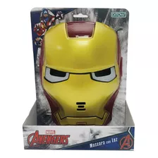 Mascara Iron Man Con Luz Avengers Ditoys 2489 Mundotoys