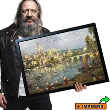 Quadro E Moldura Claude Monet 60x42cm Escolha Sua Imagem A2