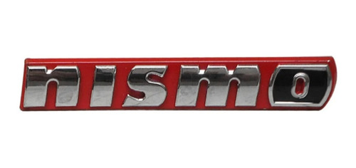 Emblema Nissan Nismo Parrilla Rojo Cromo Tornillos Foto 2