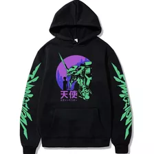 Sudadera Con Capucha De Anime Evangelion Divertida Hombre Ma