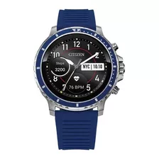 Reloj Citizen Smartwatch Caucho Azul Mx0001-12x Cz