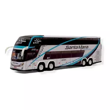 Miniatura Ônibus Santa Maria Turismo Invictus Dd 4 Eixos