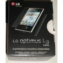 Celular LG Optimus L3 E400 Com Caixa E Manual Adr18