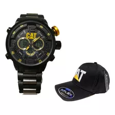 Combo Reloj De Pulsera Análogo/digital Cat + Gorra