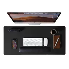 Desk Pad Gigante Xxl Escritorio Gamer - Oficina 84 X 38 Cm Color Negro Diseño Impreso Liso