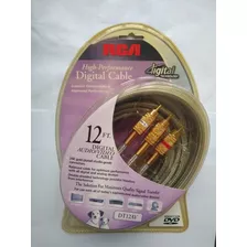  Cable Digital Audio/video Rca Dt12av 4mts