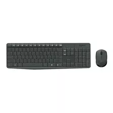 Teclado Y Mouse Logitech Mk235 Wireless Gris 920-007901